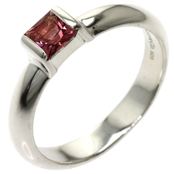 TIFFANY Stacking Garnet Ring Silver Ladies &Co. - Picture 2 of 7